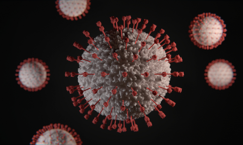 COVID virus graphic